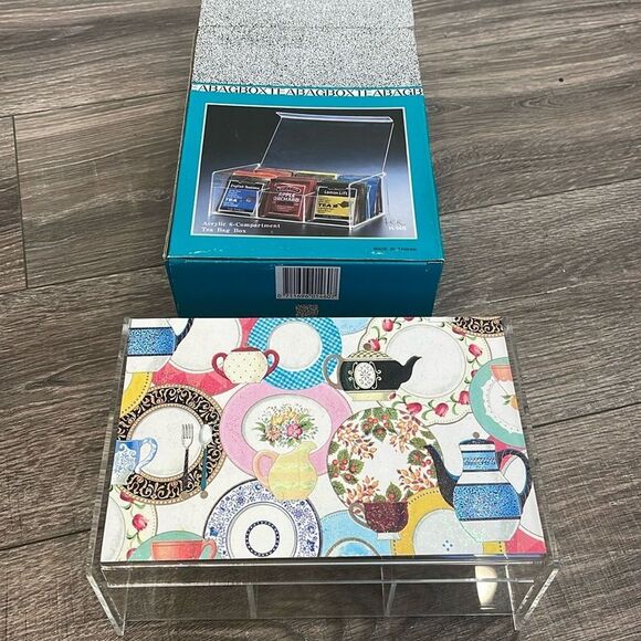 Teabag Holder acrylic box - Picture 1 of 3